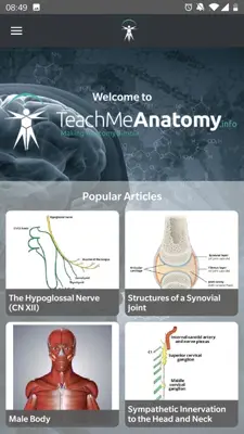 Teach Me Anatomy android App screenshot 0